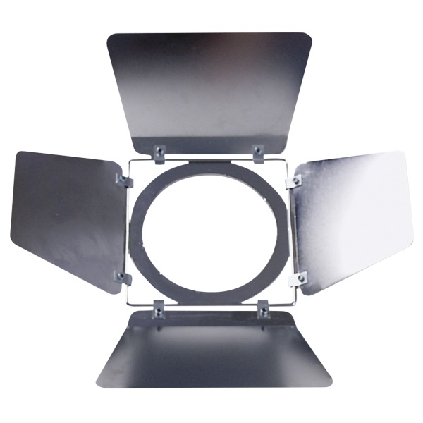 Showtec Barndoor for Parcan 64 Poliertes vierflügeliges Aluminium-Flügeltor