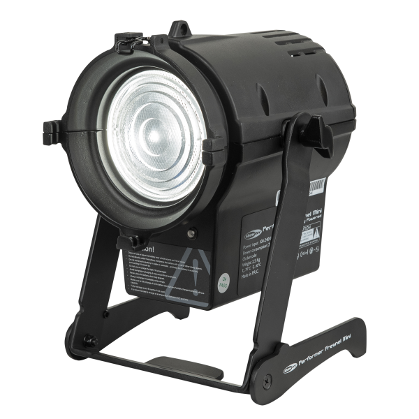 Showtec Performer Fresnel Mini DMX Kompakter 30 W warmweißer DMX-Theater-LED-Fresnel