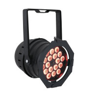 Showtec LED Par 64 Short Q4-18 18x 8 W RGBW LED Parkanne - Schwarz