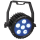 Showtec Power Spot 6 Q5 6x 10 W RGBWA LED Spot