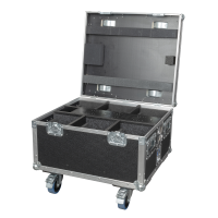 Showtec EventSpot 1600 Q4 Set Charger Case with 6 pcs - Brushed Aluminium