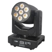 Showtec Shark Wash One 7 x 12 W RGBWA-UV LED-Wash Moving Head