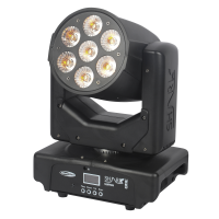 Showtec Shark Wash One 7x 12 W RGBWA-UV LED Wash Moving Head
