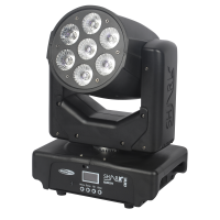 Showtec Shark Wash One 7x 12 W RGBWA-UV LED Wash Moving Head