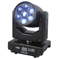 Showtec Shark Wash Zoom One 7x 15 W RGBW LED- Wash Moving...