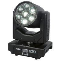 Showtec Shark Wash Zoom One 7x 15 W RGBW LED- Wash Moving head