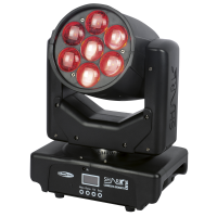 Showtec Shark Wash Zoom One 7x 15 W RGBW LED- Wash Moving head
