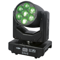 Showtec Shark Wash Zoom One 7x 15 W RGBW LED- Wash Moving head