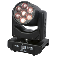 Showtec Shark Wash Zoom One 7x 15 W RGBW LED- Wash Moving head