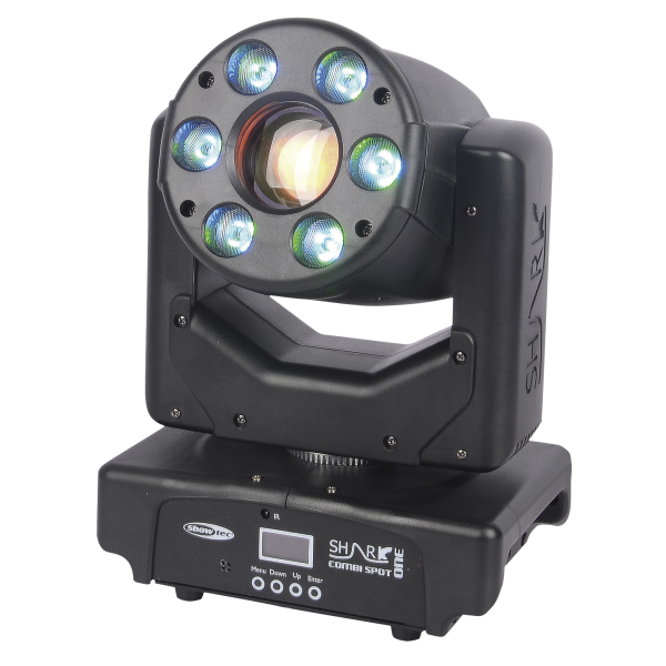 Showtec Shark Combi Spot One 6x 8 W RGBW LED Wash and Spot Moving Head