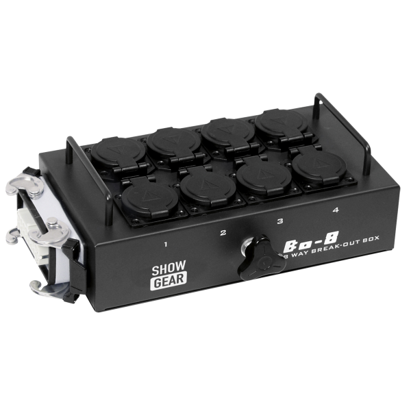 Showgear BO-8-S1 8 Schuko- und 1x 16-Pin-Anschluss