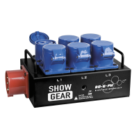Showgear BO-6-PWC CEE 16 A to 6 x CEE 16 A