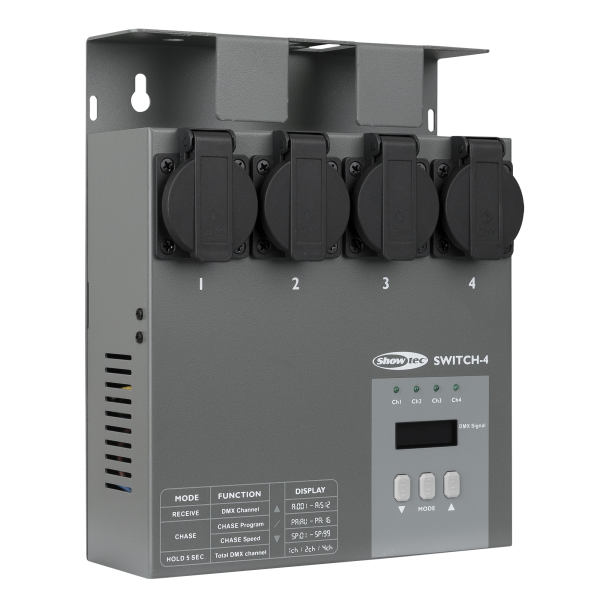 Showtec MultiSwitch DMX512 4-Channel Switch Pack