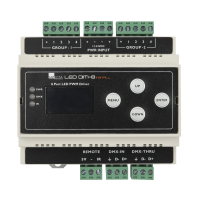 Showtec LED Dim-8 Install DIN-rail