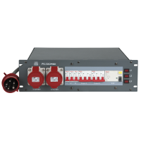 Showgear PS-3202 MKII CEE 32 A 6x Schuko - 2x CEE 16 A 5P