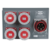 Showgear PSA-125A4C 4 x MCB - CEE Ausgang