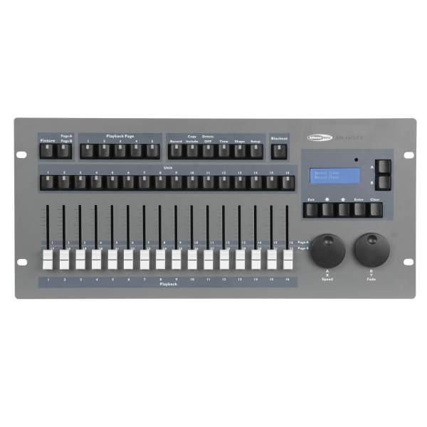 Showtec SM-16/2 FX Lichtpult mit 32 Kanälen und Shape Engine