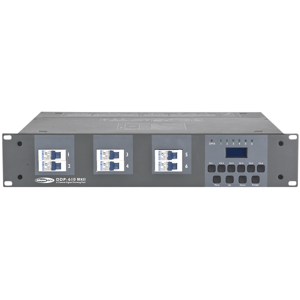 Showtec DDP-610 MKII 6 Ch DigiDimming Pack - 10 A Fuse - 16-pin multipin