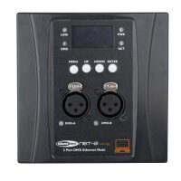 Showtec NET-2 Panel 3-polig, schwarzes Gehäuse