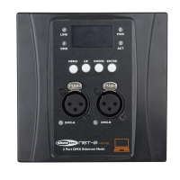 Showtec NET-2 Panel 3-pin - black housing