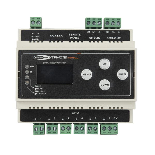 Showtec TR-512 Install DIN Rail