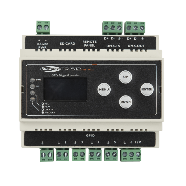 Showtec TR-512 Install DIN Rail
