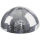 Showgear Half Mirror Ball Halbe Spiegelkugel mit Motor für die Montage an Decke, 40 cm