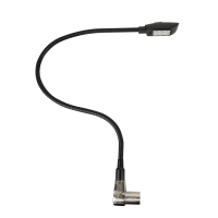 Showgear GooseLight XLR, CW 40 cm - 3-pin right-angled