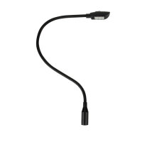 Showgear GooseLight XLR, CW 40 cm - 4-polig gerade