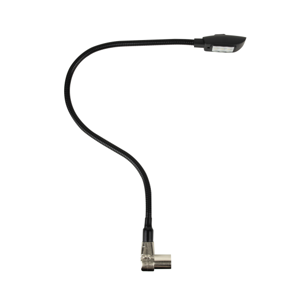 Showgear GooseLight XLR, CW 40 cm - 4-pin right-angled