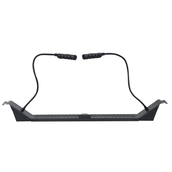 Showgear 19 Inch Rackmount Light 1U - 2x white goose LED