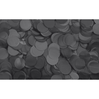 Showgear Confetti - Round Schwarz, Ø 55 mm, 1 kg,...