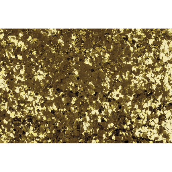 Showgear Metallic Confetti - Pixie Dust Gold, 6 x 6 mm, 1 kg, flameproof