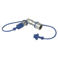 Showtec CO? 90° 3/8 Q-Lock Connector Closed system