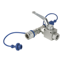 Showtec CO? 3/8 Q-lock Release Valve Closed system