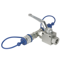 Showtec CO? 3/8 Q-lock Release Valve Closed system