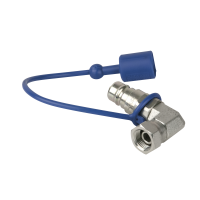 Showtec CO? 90° 3/8 to Q-lock Adapter male...