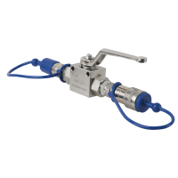 Showtec CO? Q-Lock Shut-off Valve Geschlossenes System