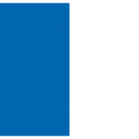 Showgear Handheld Confetti Cannon Pro 80 cm, blue/white, flameproof and biodegradable