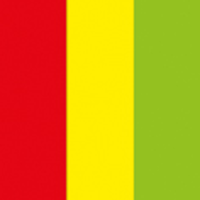 Showgear Handheld Confetti Cannon Pro 80 cm, red/yellow/green, flameproof and biodegradable