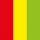 Showgear Handheld Confetti Cannon Pro 80 cm, red/yellow/green, flameproof and biodegradable