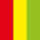 Showgear Electric Confetti Cannon 50 cm, red/yellow/green, flameproof and biodegradable