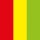 Showgear Electric Confetti Cannon Pro 80 cm, red/yellow/green, flameproof and biodegradable