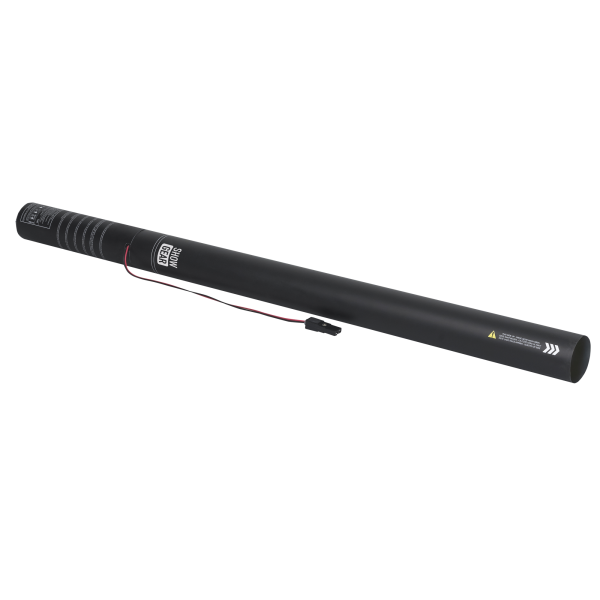 Showgear Electric Streamer Cannon Pro 80 cm, gelb, feuerhemmend und biologisch abbaubar