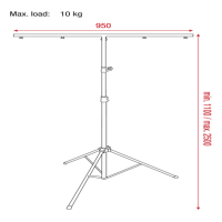 Showgear Light Stand Lite Up to 10 kg