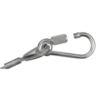 Showgear Safety Cable 5 mm - BGV-C1 WLL: 20 kg - 100 cm -...