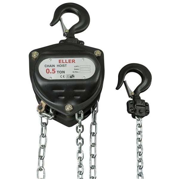 Eller PH2 Manual Chain Hoist 500 kg Hubhöhe 10 m - Mit Überladungsschutz