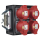 Showgear Breakout-box 16-pin Connector to 4x CEE 4P 16 A Red