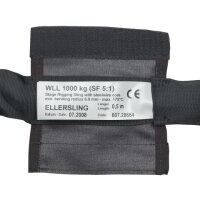 Eller Steel Sling 1 Ton WLL - Black Arbeitslänge 0,5 m