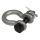 Eller Chain Shackle, Nut - Bolt WLL: 1 Ton - silver